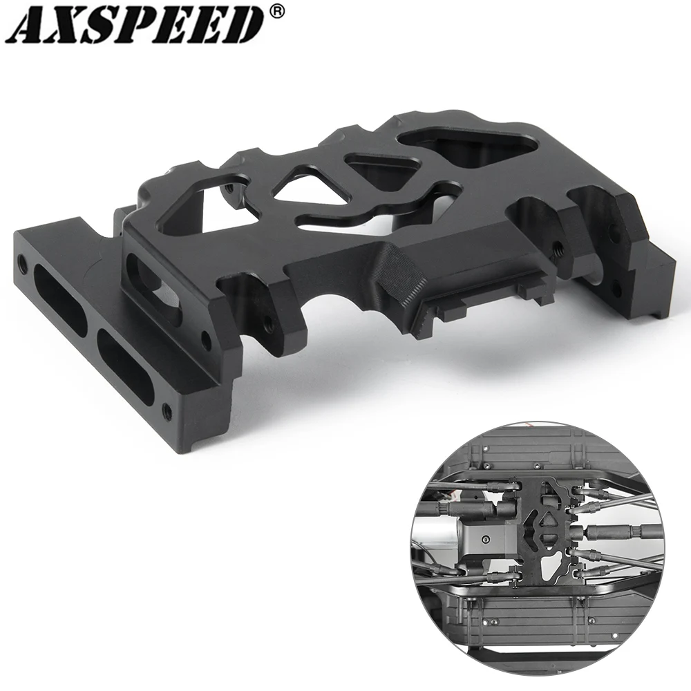 AXSPEED TRX4 Chassis Skid Plate Center Gearbox Mount for 1/10 RC Crawler TRX-4 Series Upgrade Parts