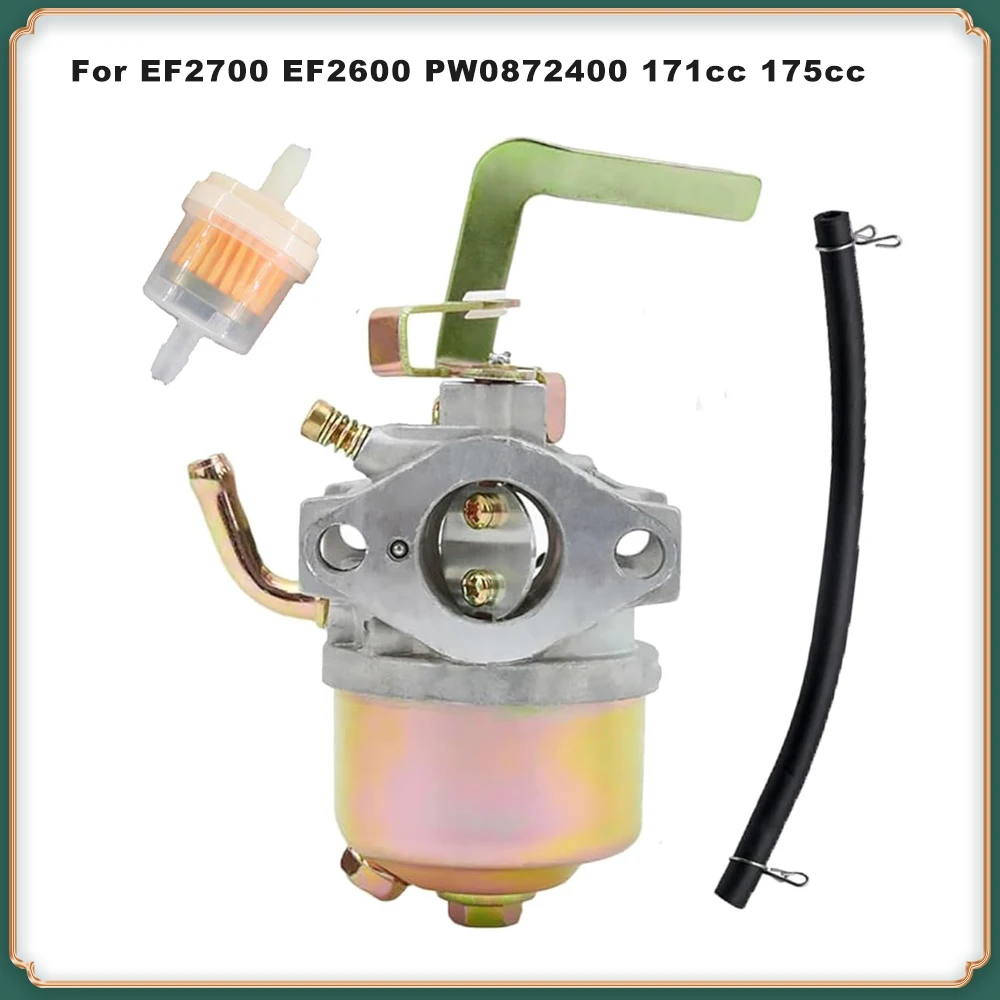 

Universal Generator Engine Carburetor Kit PW0872400 for MZ175 166F (171cc/175cc) - Fits EF2600 EF2700