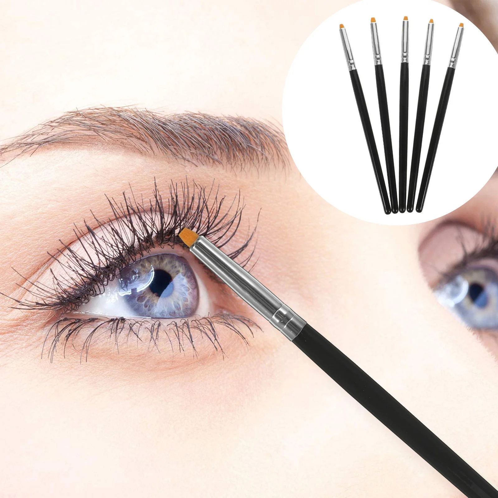 

5Pcs Eyelash Lifting Brush Safe Comfortable Grip Lash Lift Tool for Women Lash Lift Tool Eyelash Lifting Brush