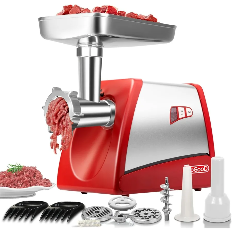 

Electric Meat Grinder, #8 Meat Grinder Machine for Home, Meat Grinders with 2 Meat Claws and Cleaning Brush, Ideal for Home Grin