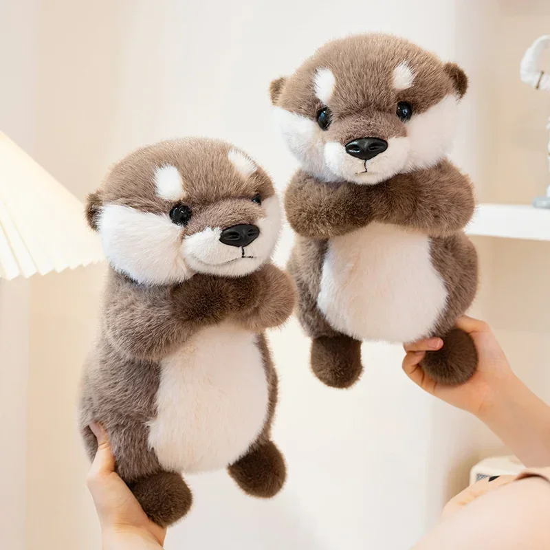 25/35CM Lovely Otter Plush Toys Stuffed Simulation Wild Animal Dolls Soft Sloth Pillow Christmas Room Decor Gift