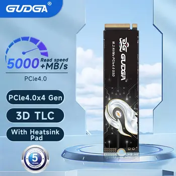 Gudga nvme unidade de estado sólido interna m2 4.0 ssd 512gb 1tb ssd m2 2280 pcie 4.0 ssd nmve gen4 4000 mb/s disco para desktop para ps5