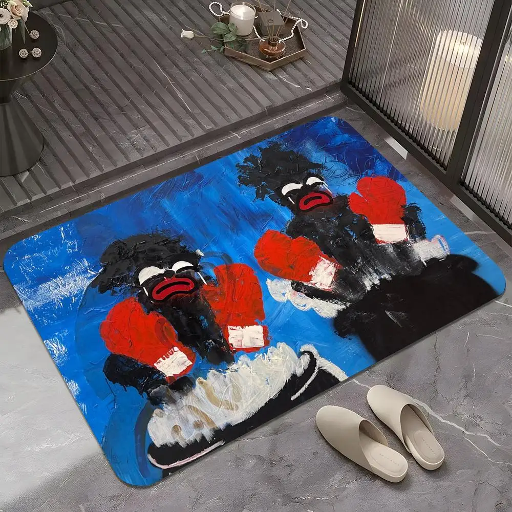 Art O-Olaolu Slawn Floor Mat HD Art Wall Room Decor Home Waterproof Home Living Bar Decorative Paintings