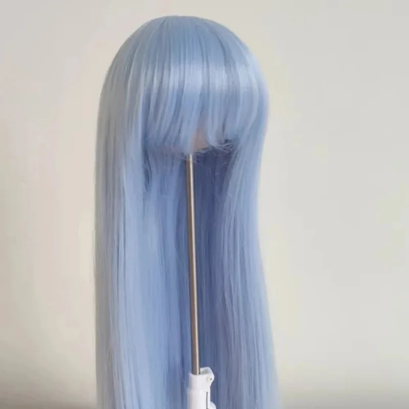 

(Customized) Doll's Wig for 1/3 1/4 1/6 1/8 Bjd SD Doll Long Hair with Uncut Long Bangs Toys Dress Up Doll Accessories, No Doll