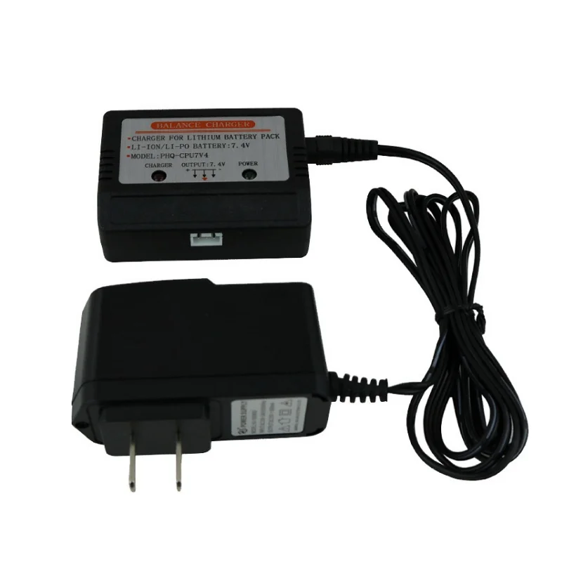 Adaptateur d'unité de charge de chargeur d'équilibre de 7.4V, prise EU US pour Wltoys XK K120 V912V913 Vprosast Chepacks CX-20 CX20 Syma X8 X8G