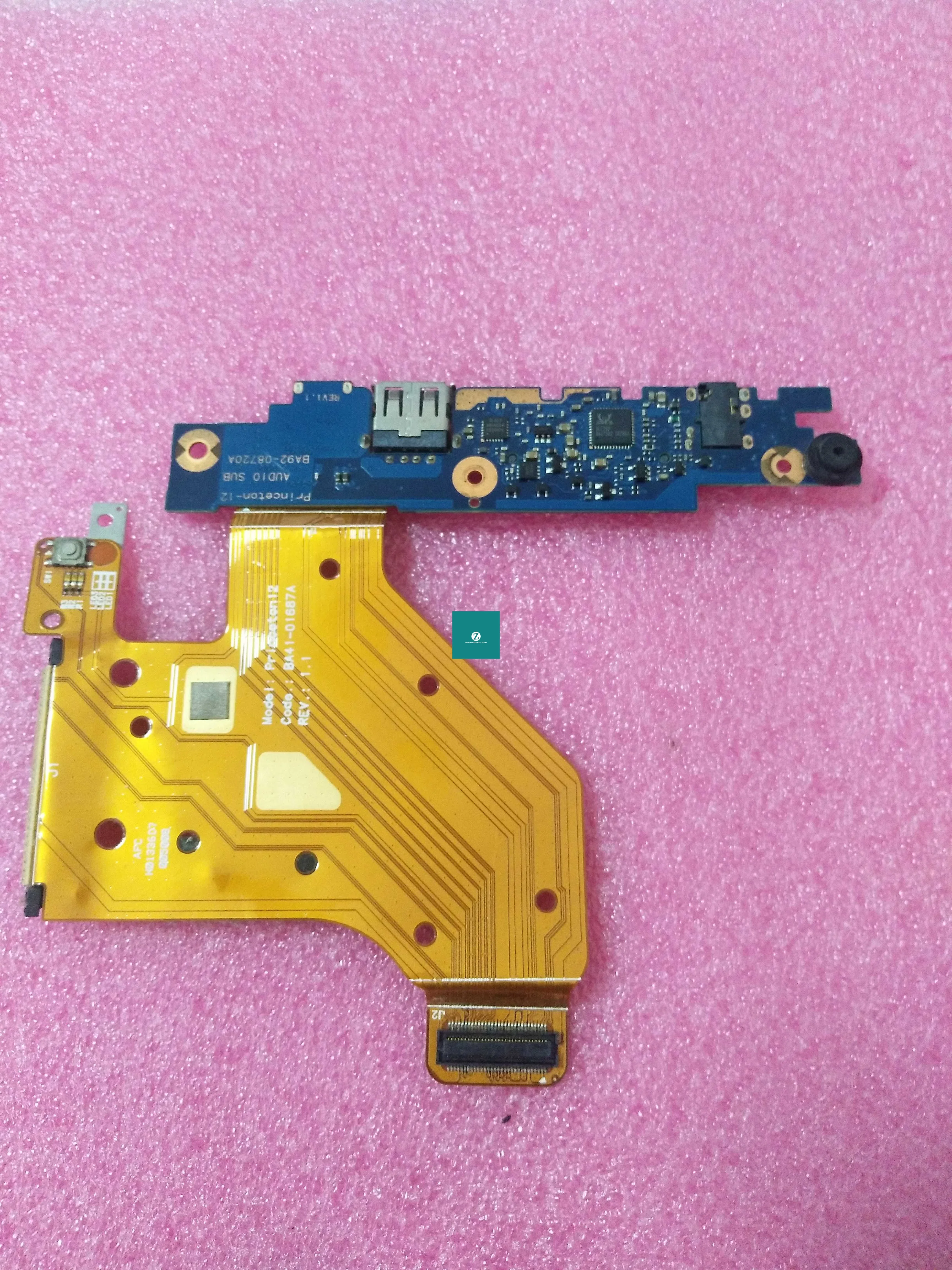 

Genuine FOR SAMSUNG NP350U2A USB AUDIO SD CARD READER POWER BUTTON BOARD W CABLE BA41-01687A