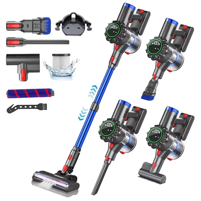 

Большой всасывающий домашний настенный вертикальный ковер с вертикальной палкой, беспроводной ручной беспроводной пылесос