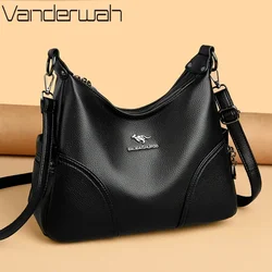Fashion Genuine Soft Leather Women Tote Bags Luxury Female Shoulder Crossbody Bag Large Capacity Ladies Handbags Sac A Main