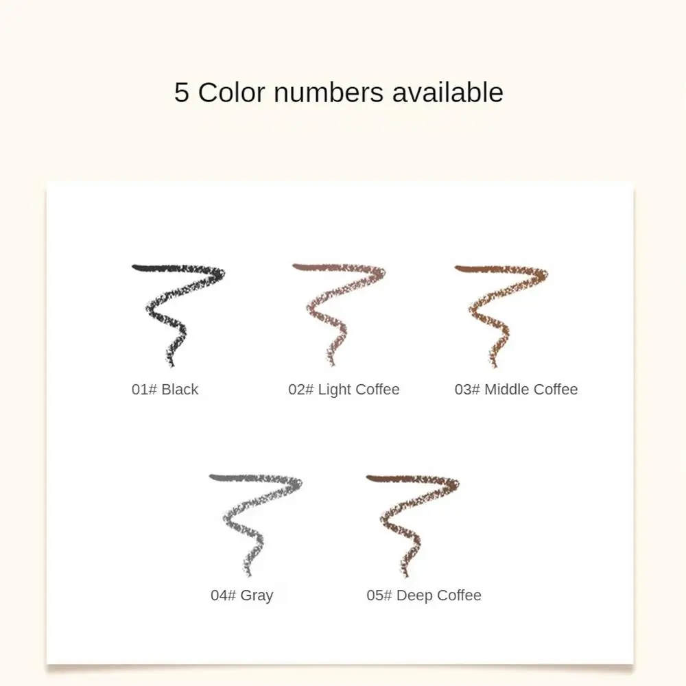 2 IN-1 Double-Head Design Small Gold Bar Eyebrow Pencil Waterproof Durable Eyebrow Enhancers Combing Eyebrows Makeup Cosmetics