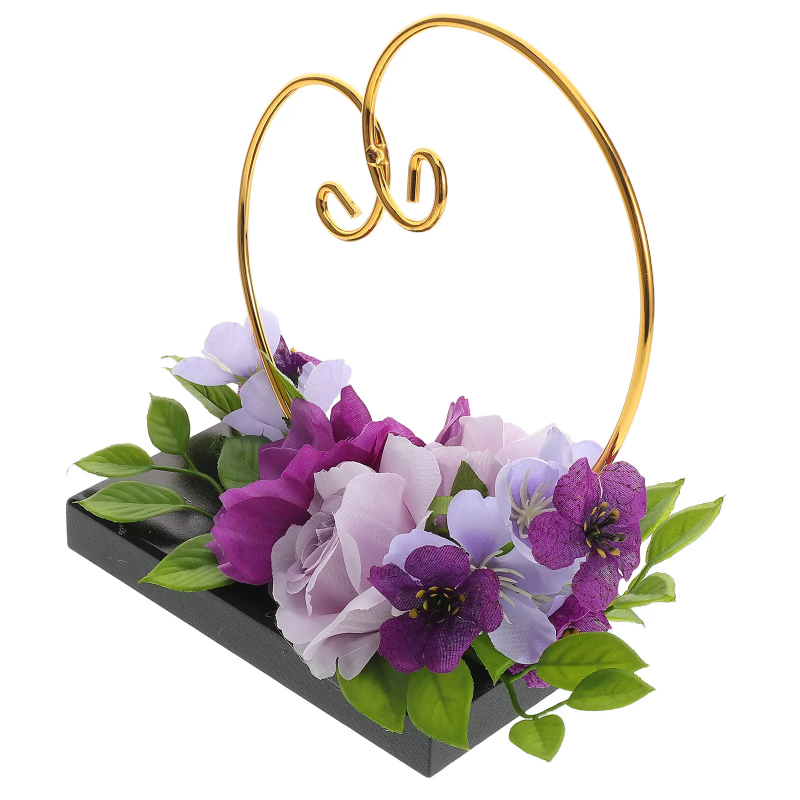 

Подставка для украшений в форме сердца с имитацией роз - компактный держатель для колец, серег и ожерелий для свадьбы и помолвки