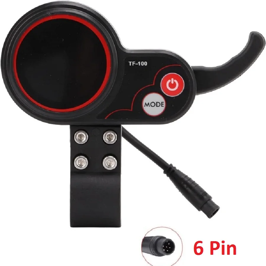 TF-100 Throttle Accelerator 5/6Pin TF-100 Display Scooter Dashboard Portable Replacement For  Electric Scooter Parts