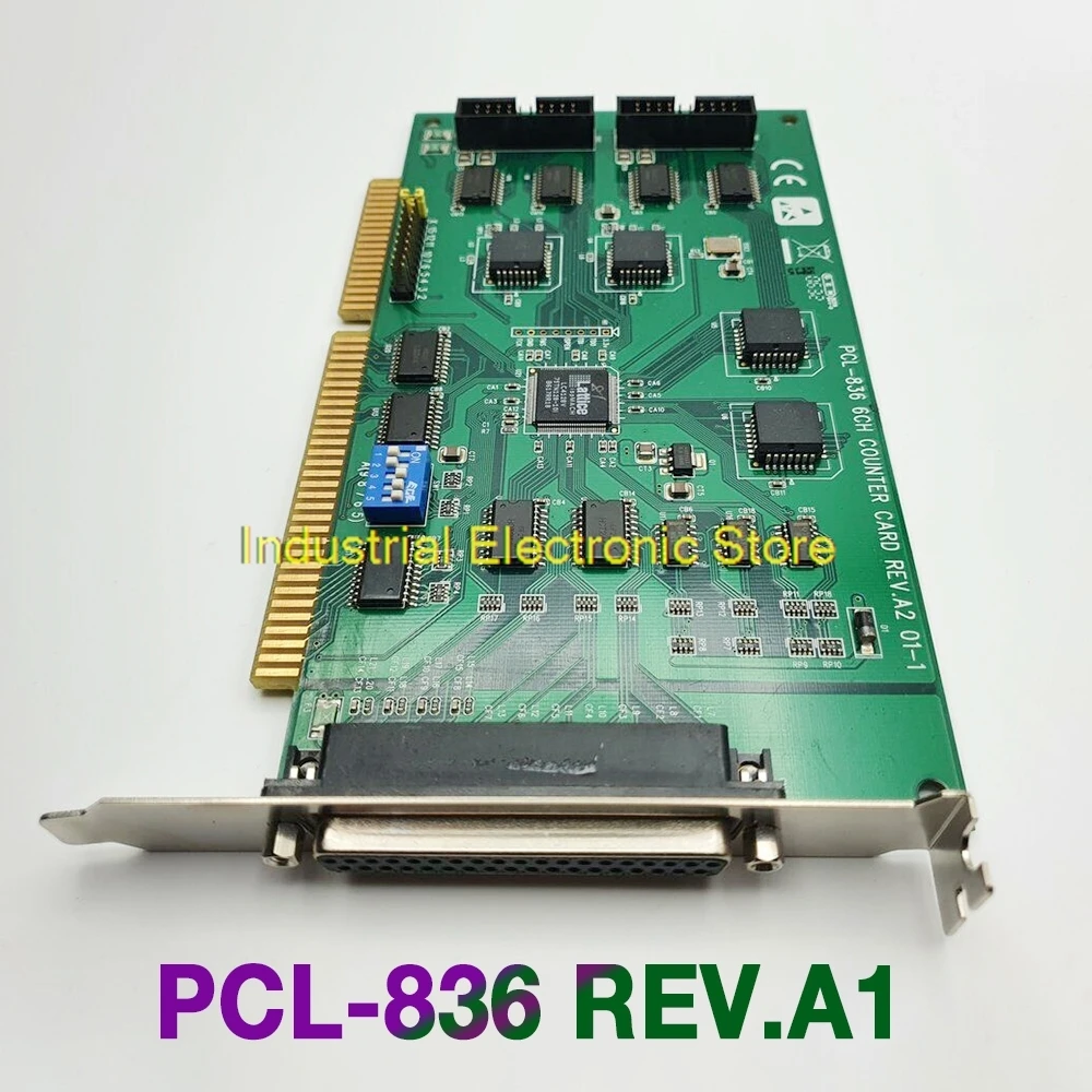 

6-канальная карта счетчика для многофункциональной карты сбора данных Advantech PCL-836 REV.A1