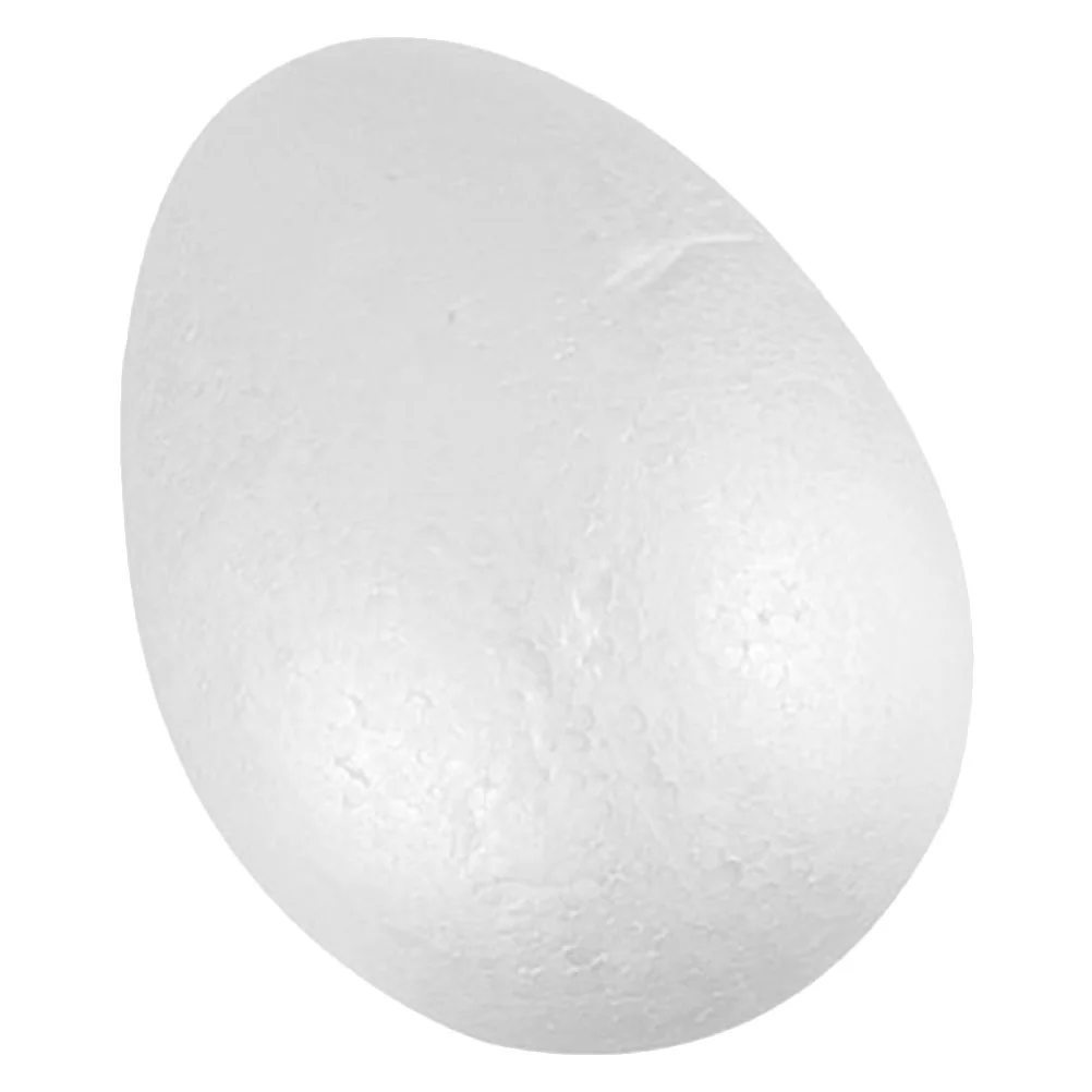 

Extra Large Smooth White Foam Eggs Easter Decor Artificial Fake Egg Shaped Craft Diy Props Festive Party Supplies Holiday