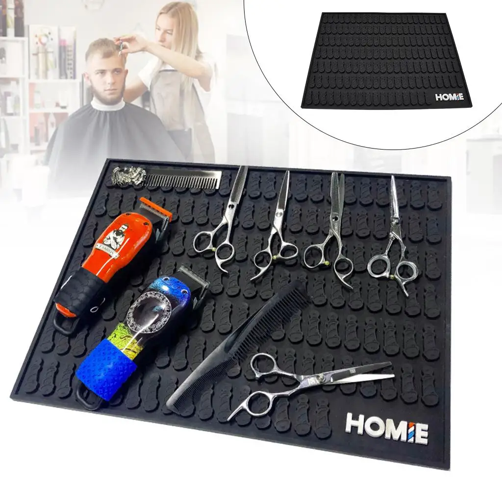 Mat for Hair Styling Tools Station for Hair Straightener Hot Styling Tool Salon Use Flat  from Falling or Slipping 18x 14 inch