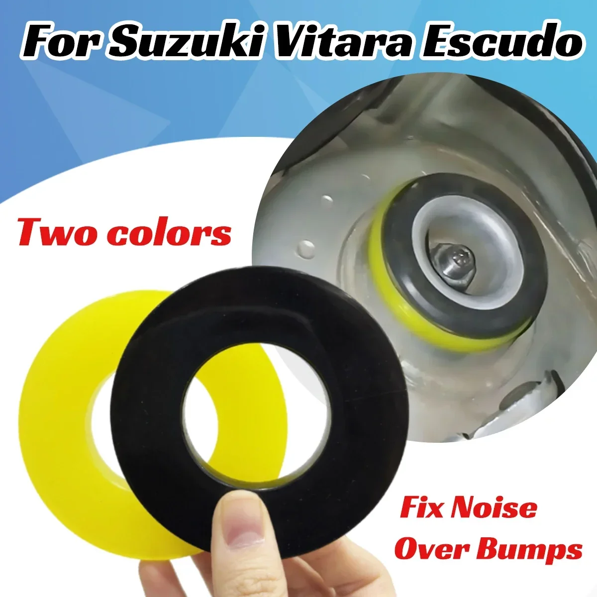 

For Suzuki Vitara Escudo Suspension Shock-Absorbing Ring Bush Bearing Washer Front Strut Mount Tower Gap Noise Over Bumps 2015-