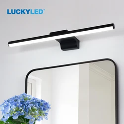 LUCKYLED lampada da parete a specchio con luce da bagno a Led 8W 12W AC85-265V lampada da parete per montaggio a parete lampade da parete moderne per soggiorno camera da letto