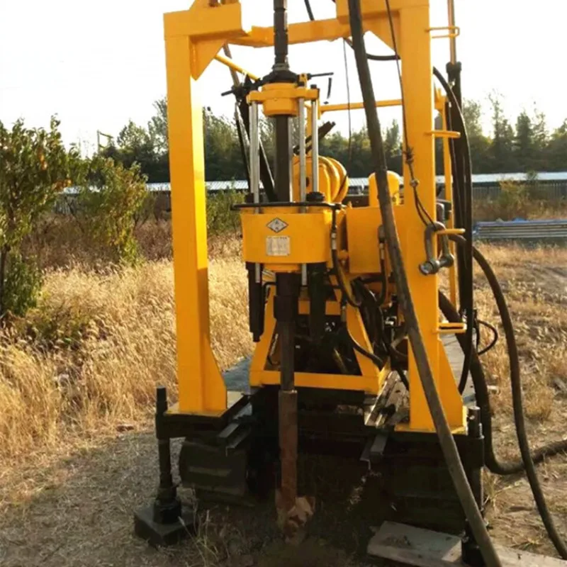 200m Crawler Mounted Hydraulic Mineral Exploration Drilling Rig Machine Portable Core Mining Drilling Rig