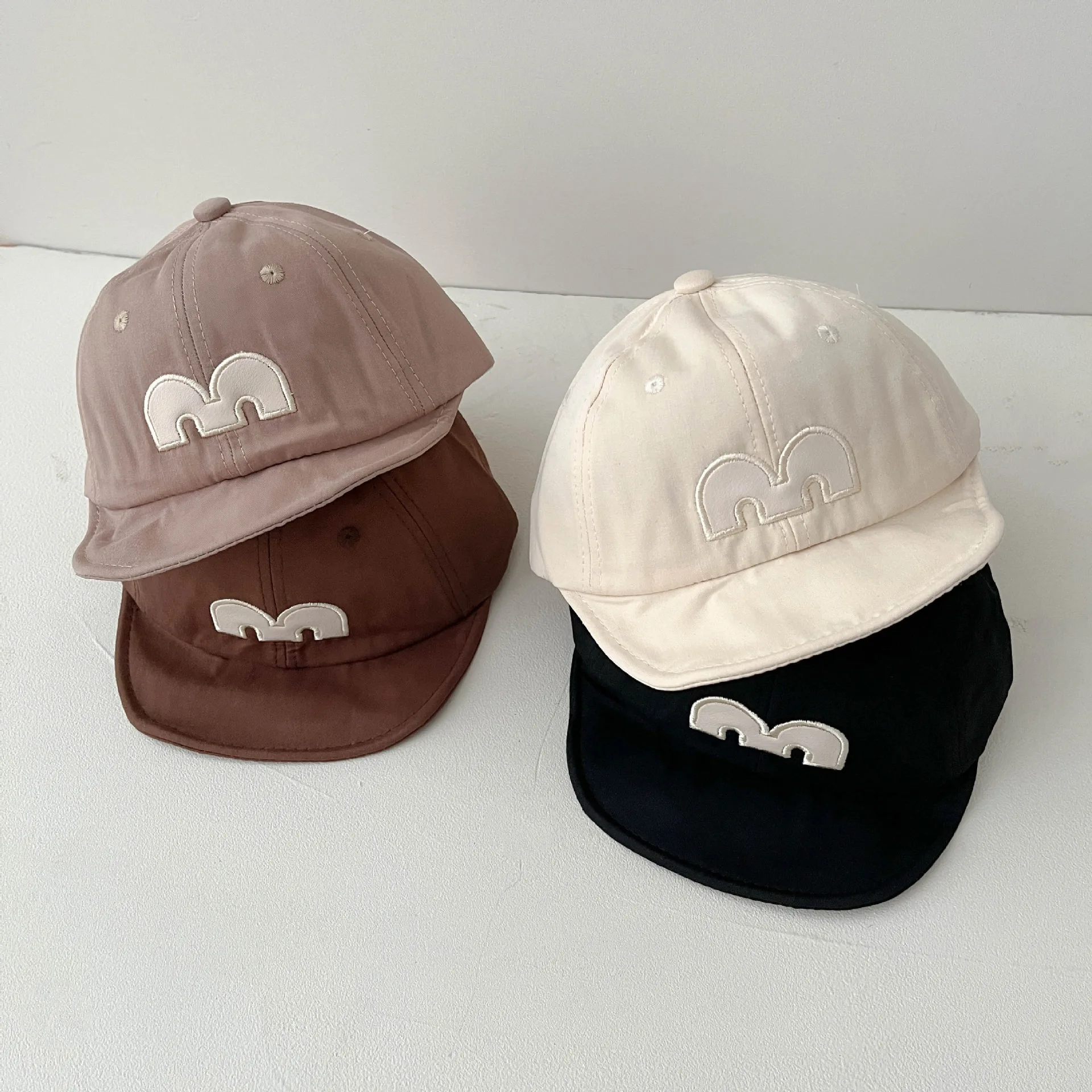 2025 New Cute Baby Boy Baseball Cap Letter Embroidery Baby Hat Newborn Girls Peaked Cap Cotton Autumn Sun Hat Baby Accessories