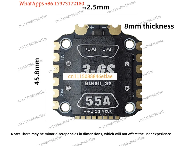 k03 BLHeli_32 3-8S 55A 60A 70A Metal ESC Electronic Speed Controller For RC Drone FPV Racing Quadcopter Parts