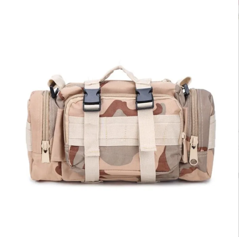 Camuflagem ao ar livre crossbody saco da cintura bolsa casual esportes tático saco de ombro câmera mochila