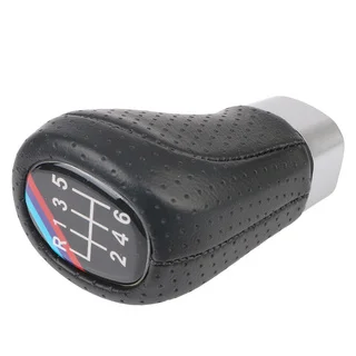 Schaltknauf für BMW 1 3 5 6 Serie E46 E53 E60 E61 E63 E81 E82 E83 E84 E87 E90 E91 E92 Auto 5/6 Gang Innenausstattung Ersatz – Detail 4