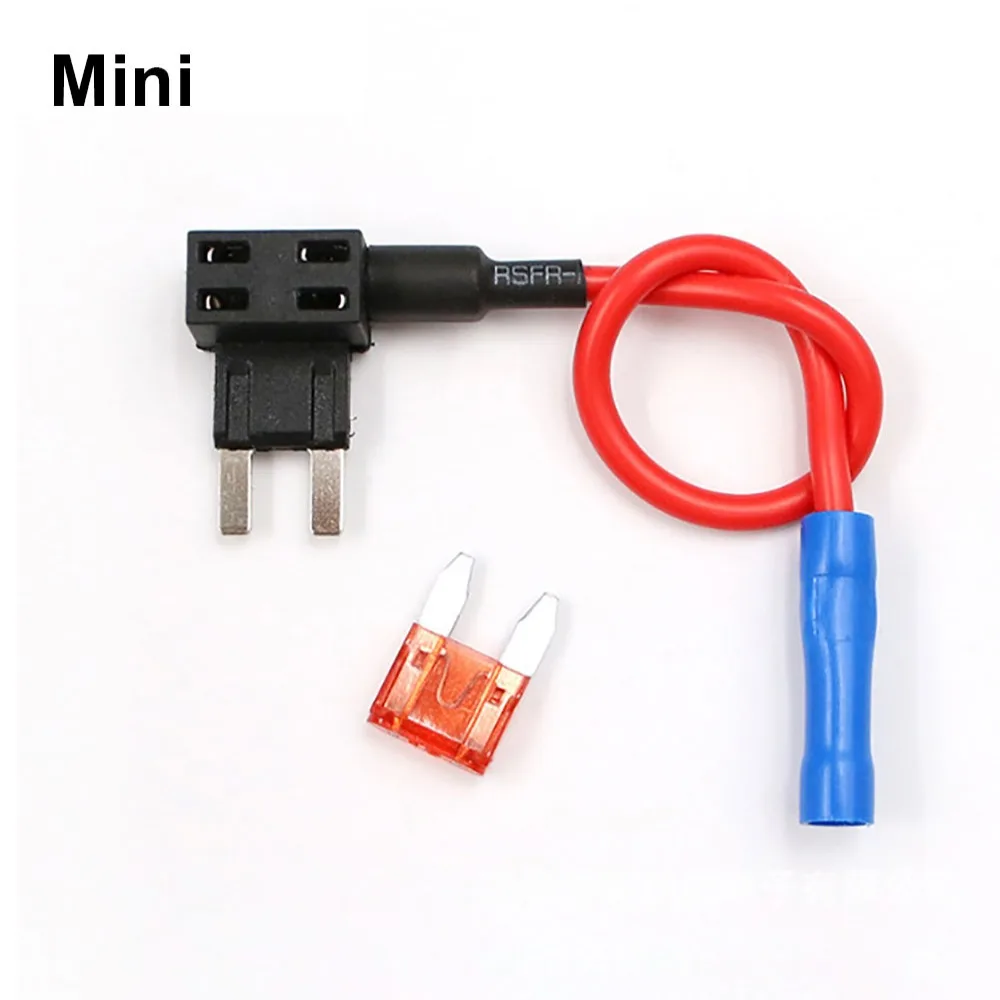 1Pcs Micro Mini Standard Fuse Holder Automotive 12V/24V 10A External Line Connector Add-a-circuit Automotive Fuses Tap