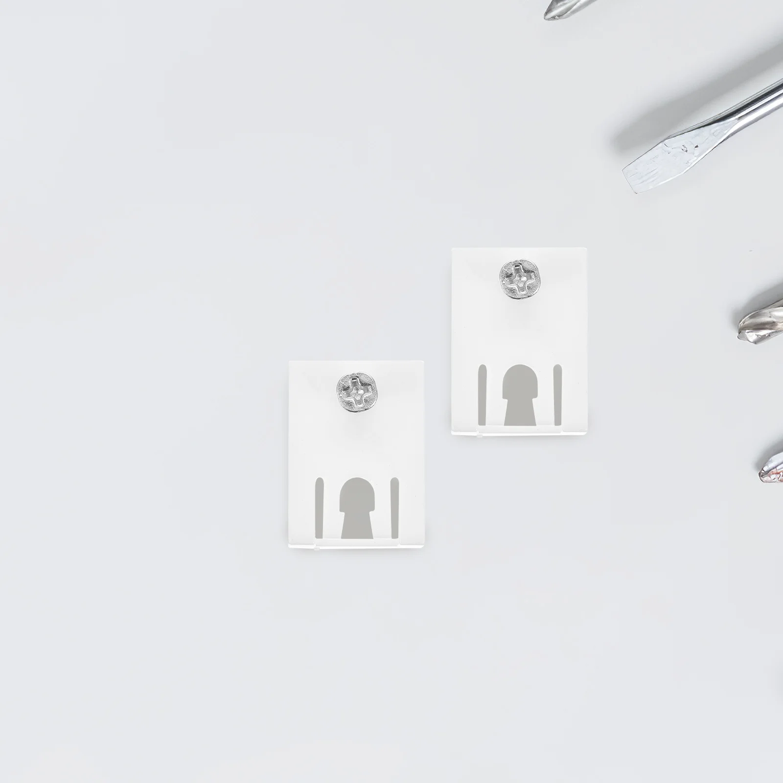 

50Pcs Curtain Track Accessories No Drill Side Mounted Pulleys Quiet Operation Bedroom Window Treatment Curtain Track End Caps