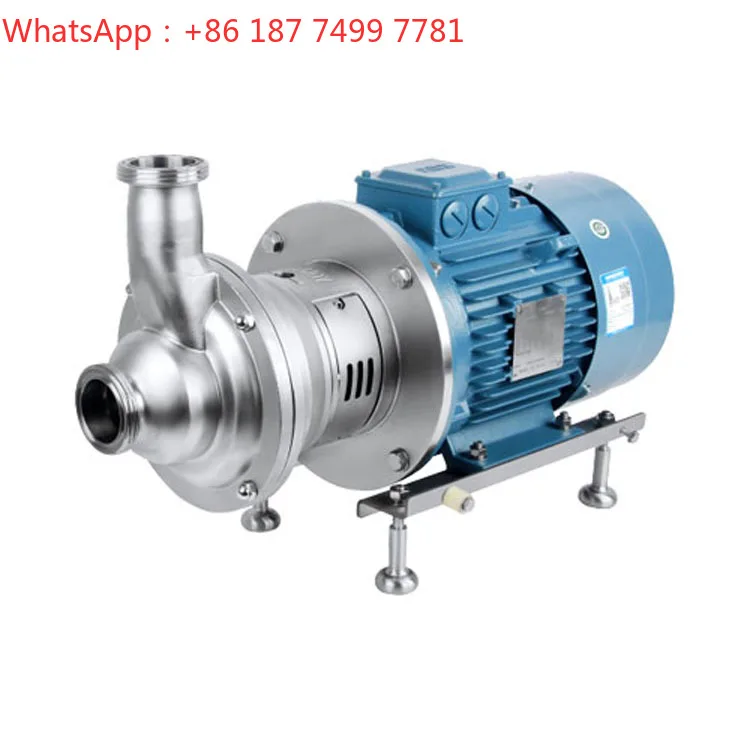 For 304 316L Stainless Steel Water Circulation Return Pumps High Flow Rate Sanitary Self Priming Pump CIP Cleaning System OEM