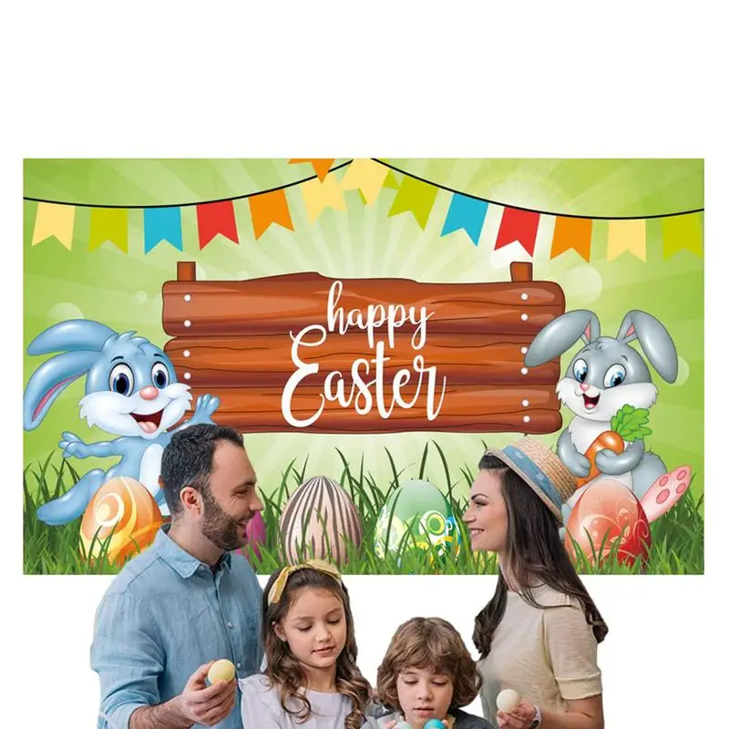 Easter Backdrops for Photography Easter Photography Background Photo Booth Props Backdrop Banner for Birthday