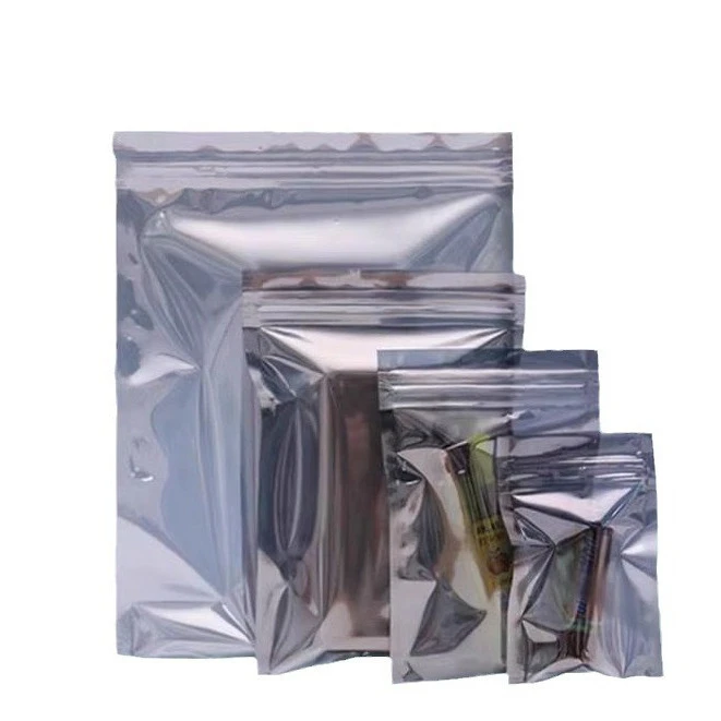 100pcs Resealable Anti Static Shielding Zip Lock Bag ESD Multifunctional Electronic Accessories Chip Battery USB Pouches