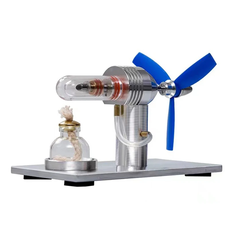 Stirling Fan Engine Model Physics Steam Engine Technology Science Experiment Power Generation Toy