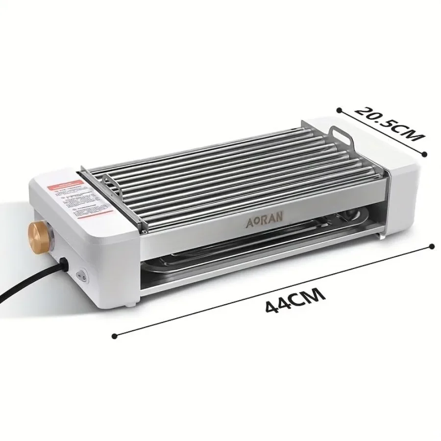 Multifunctional Rotating Sausage Grill Machine Electric Hot Dog Roller Grill for Beef Chicken Snacks Ideal for BBQ Parties Summ