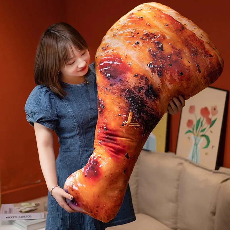 Simulation Pig Feet Chicken Leg Pillow Doll Props Home Pillow Sofa Cushions Children's Toys Food Quirky Plush Toys Holiday Gift