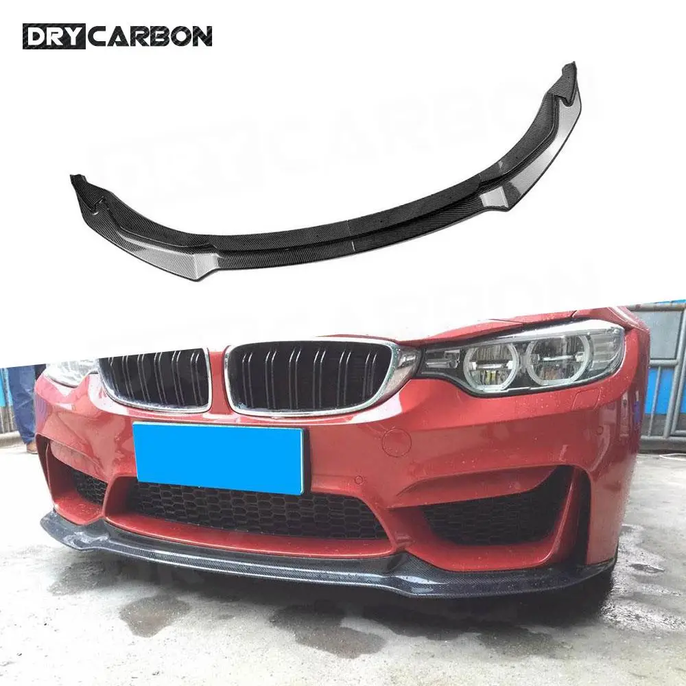 

2Pcs/Set Front Bumper Lip Splitter Chin Trim Spoiler for for BMW 3 4 Series F80 M3 F82 F83 M4 2015-2020 Car Style