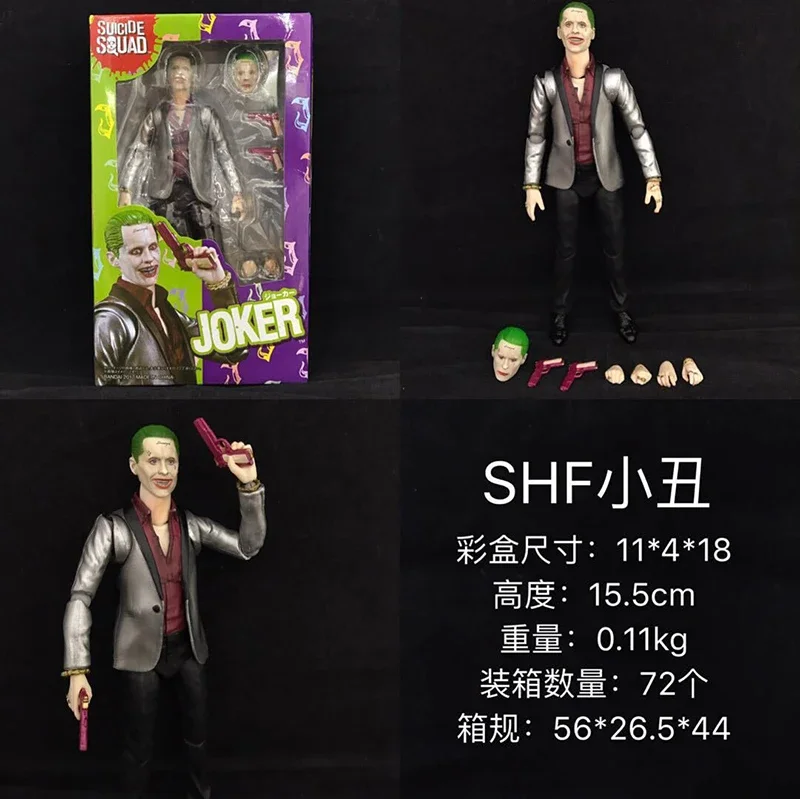 Marvel SHF Harley Quinn Action Figure Joker Heath LedgerThe joints can move The Dark Knight Collectible Toy color box Gift doll