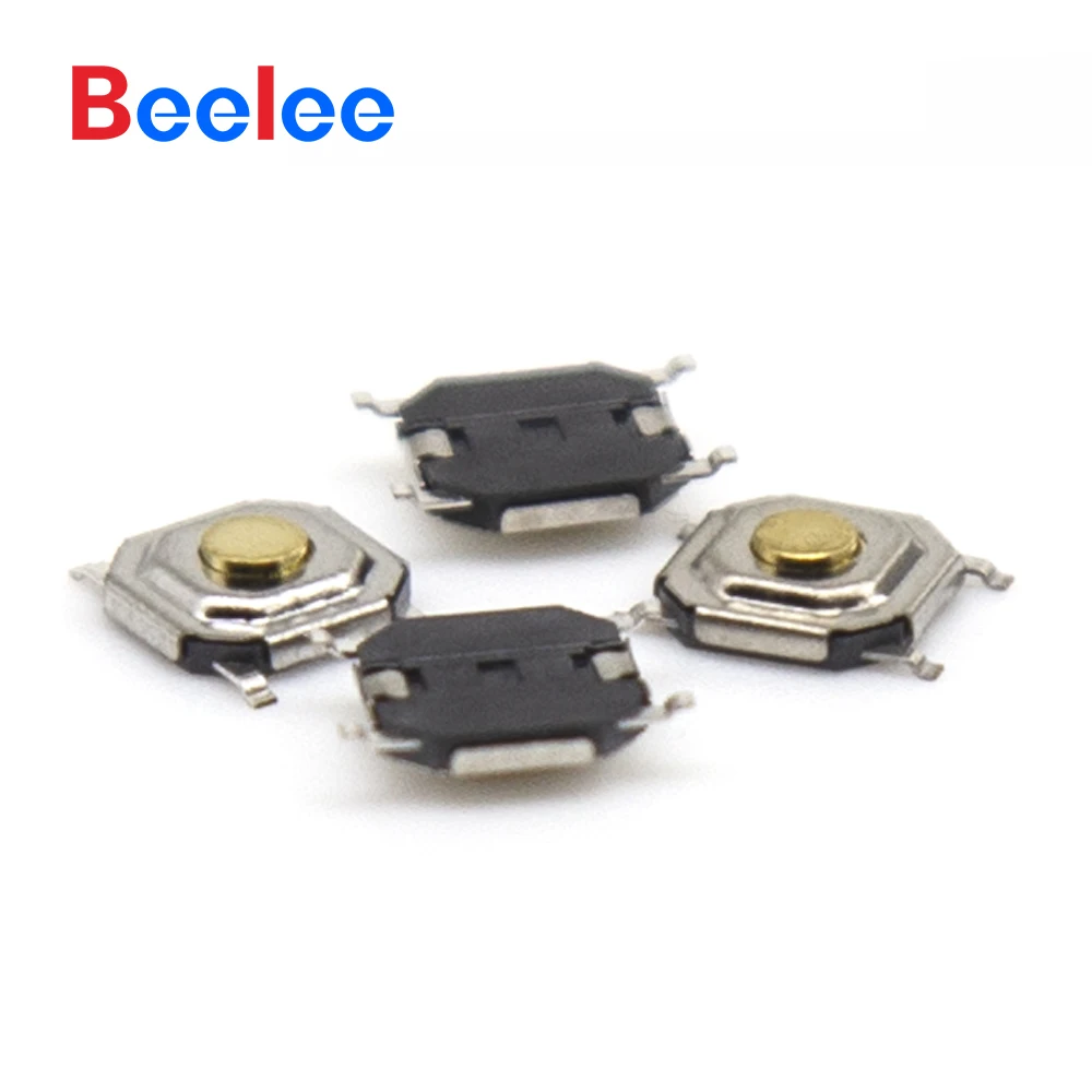 Beelee – interrupteur tactile en Silicone, 500 pièces, 5x5, bouton poussoir, Micro interrupteur tactile 12V, bouton Rohs sans bouton tactile avec commande sans fil