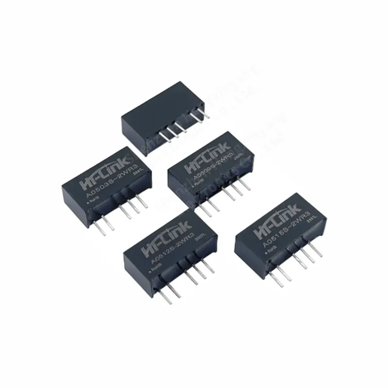 1PCS 5V to ±3.3V ±5V ±9V ±12V ±15V 2W Dual output isolation power module Power converter A0515S-2WR3 A0512S-2WR3 A0509S-2WR3 A05