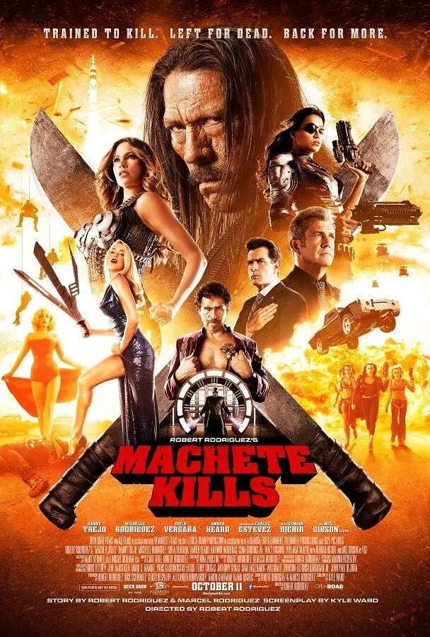 

Machete Kills Movie Art Print Silk Poster for Your Home Wall Decor 24x36inch