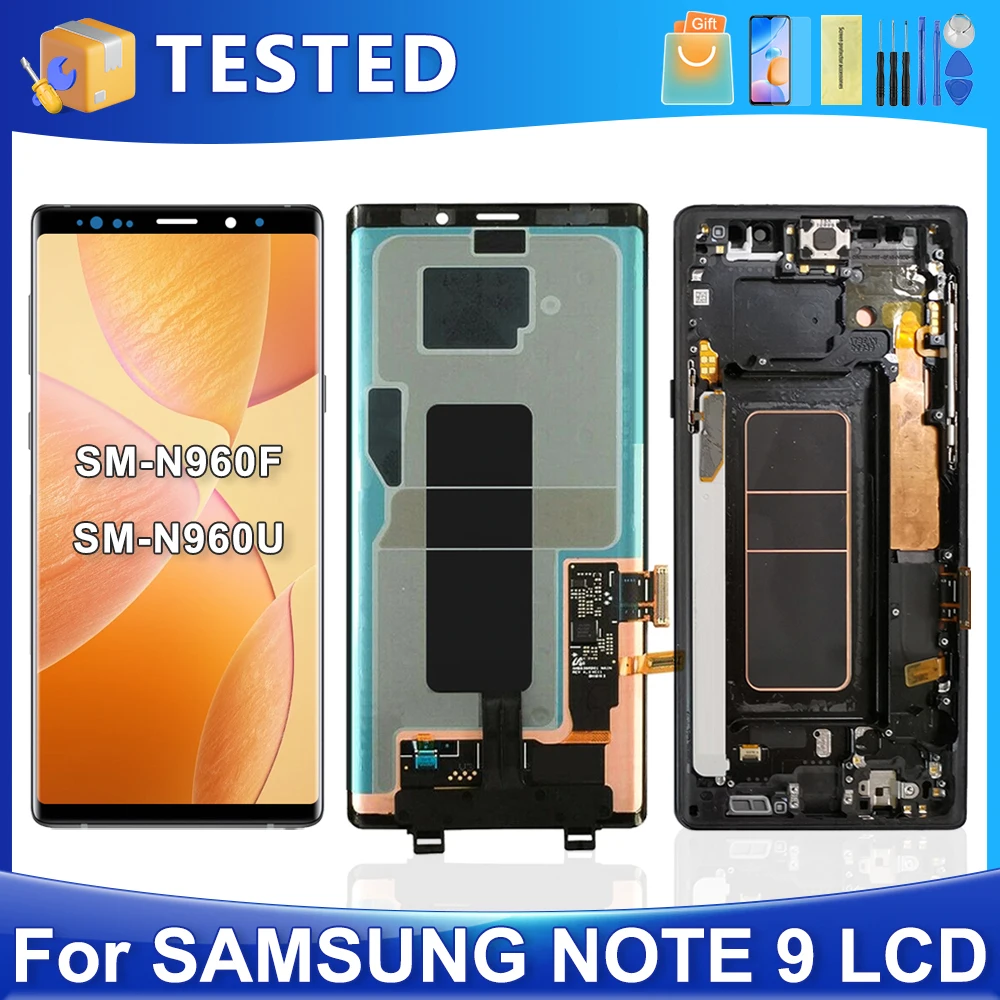 

6.4''Note 9 For Samsung For Note9 N960 N960F N960U N960W LCD Display Touch Screen Digitizer Assembly Replacement