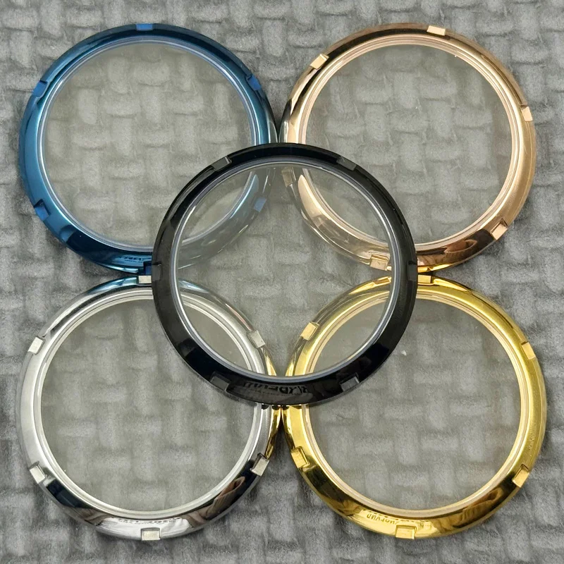 Sapphire Transparent Glass Watch Cases Back Cover Fit SKX007 Turtle 6105 Tuna Samurai SRPD Cases Watch Cases Refit Parts
