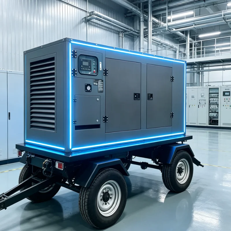 50KW Trailer Mounted Generator Stable Output & Rapid Deployment, Customized Standby Generator Set for Cold Storage & Field Power