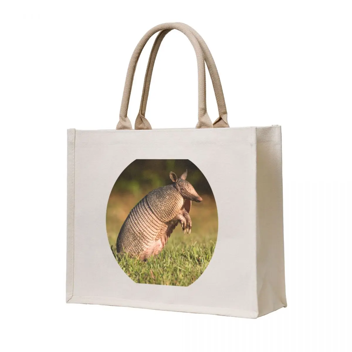 

Long-nosed Armadillo standing and watching Tote Bag personalized tote bag tote bags men Shopper