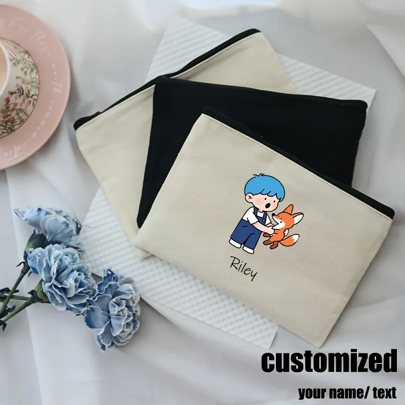 Customize your name. Makeup bag. Organizer bag. Wallet. Signature pen bag. Personalized coin bag. Ladies beauty box.