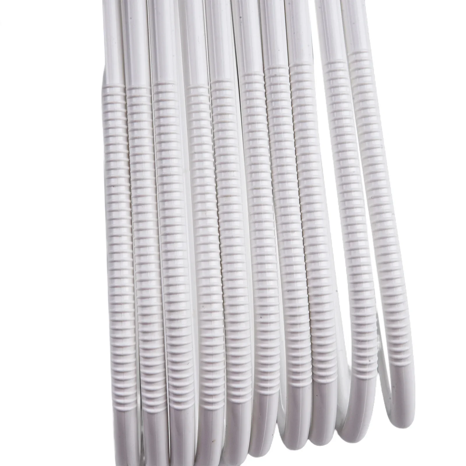 10PCS Short Neck Anti-Slip Plastic Clothes Hangers Save Vertical Space Multifunctional Hanger Suitable For Hanging Clothes
