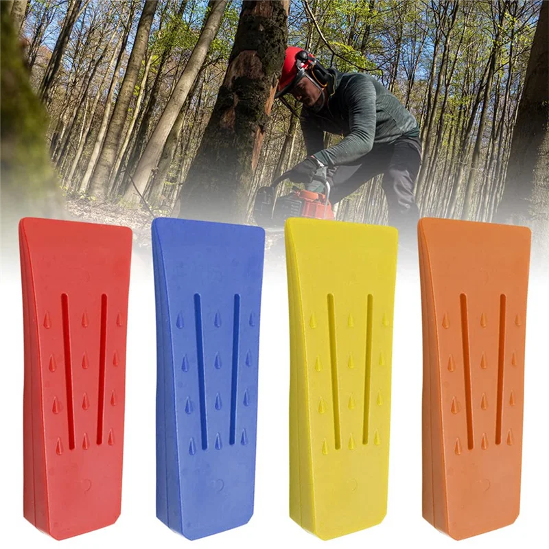 

A76K Felling Wedge Plastic Pack Of 4 ABS Impact-Resistant And Cold-Resistant Forestry Wedge, Falling Cutting Column Chainsaw