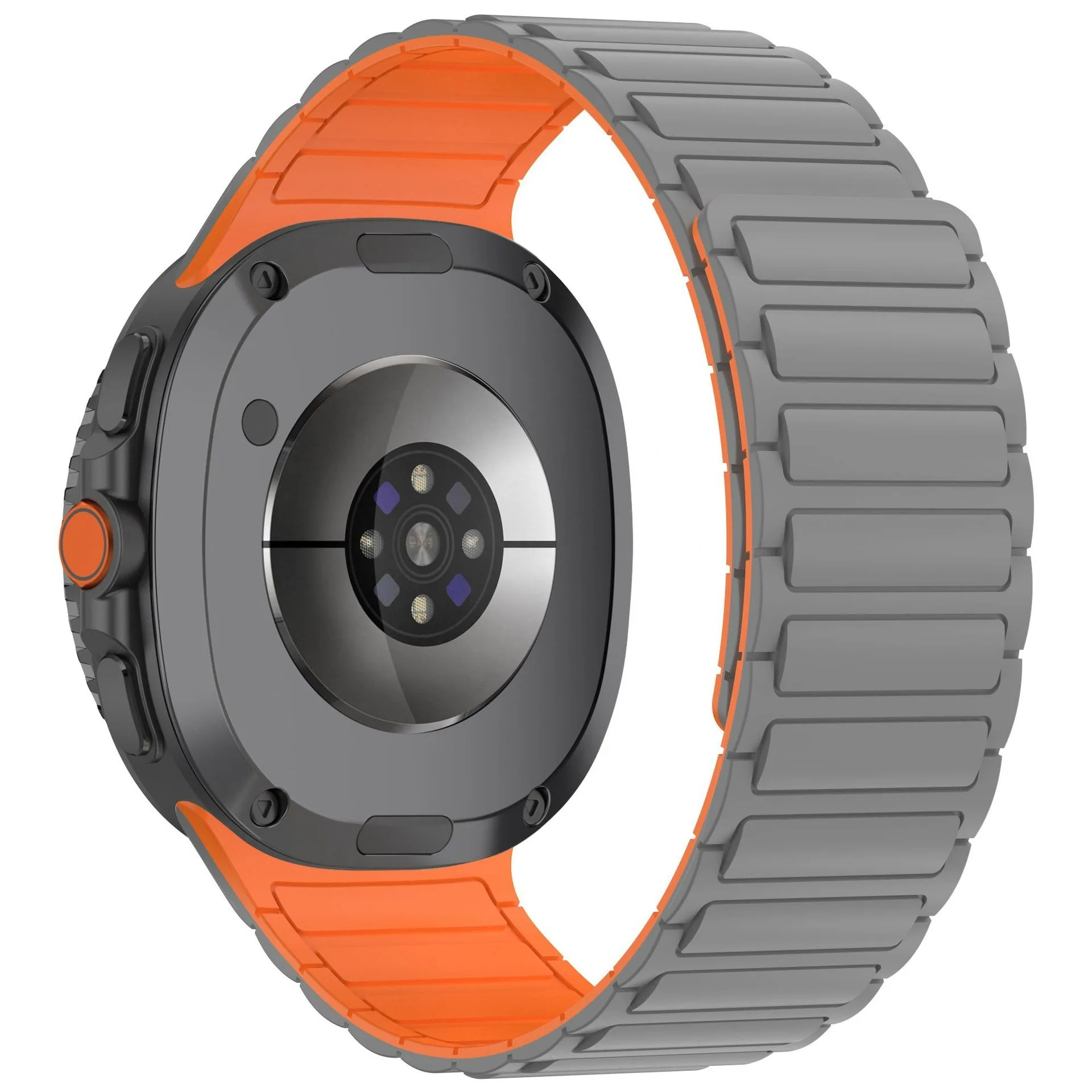 삼성 갤럭시 워치 8/8 클래식 46mm 스포츠 스트랩, 갤럭시 워치 8 40 44mm용 실리콘 밴드, 틈새 없음 액세서리