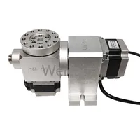 CNC Rotary Axis 4th 5th Axis Harmonic Drive Reducer Speed Reducing Ratio 50:1 Dividing Head for Mini CNC 6040 Router Machine