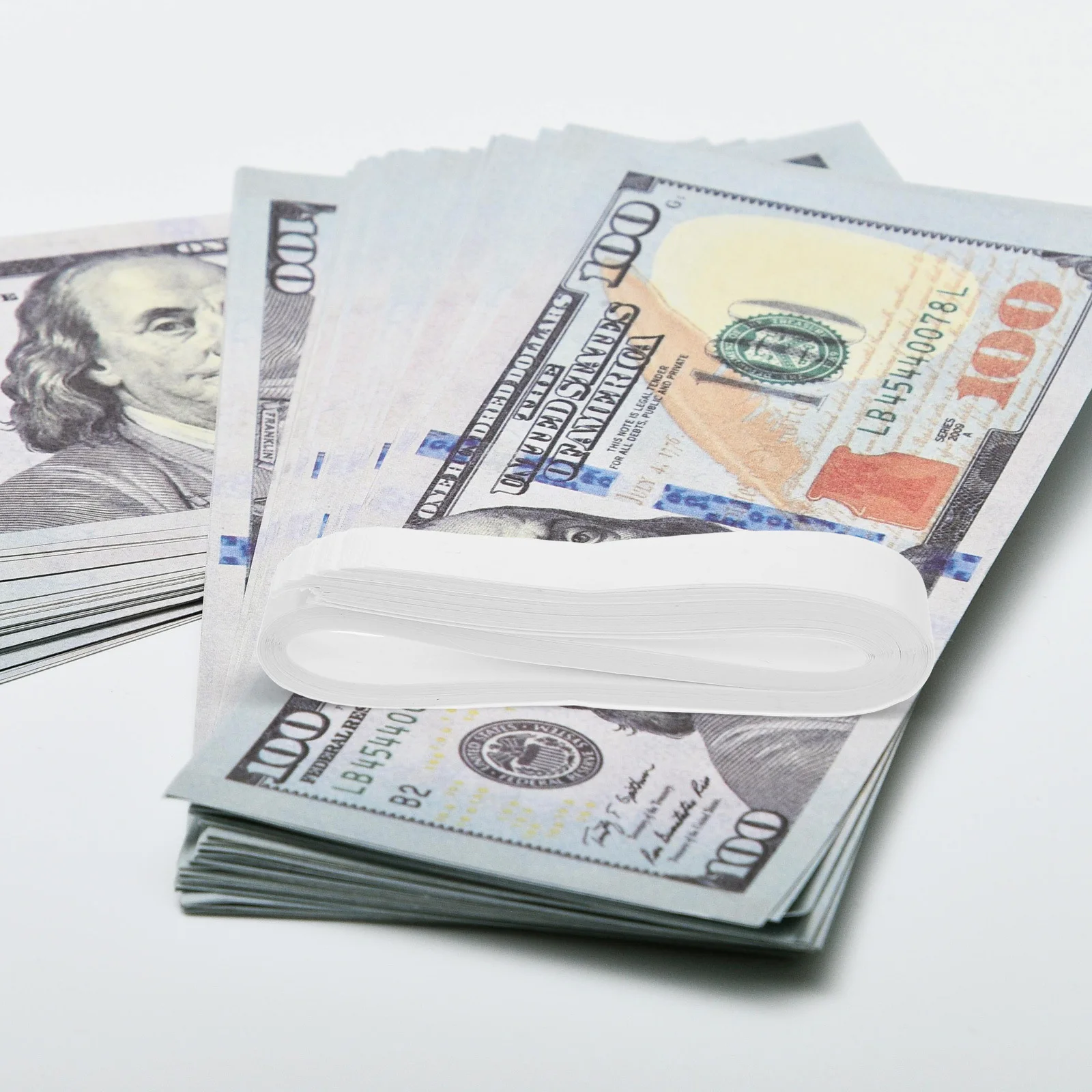 

40Pcs Money Paper Bands Flexible Cash Wrappers Currency Straps for Banks Casinos Money Bands for Cash Currency Straps