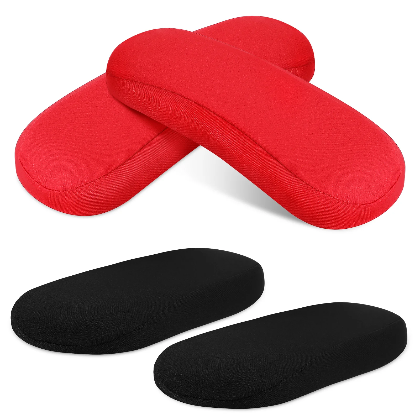 

4 Pcs Office Armrest Cover Car Seat Cushion Chair Pads Desk Polyester For Covers Chairs