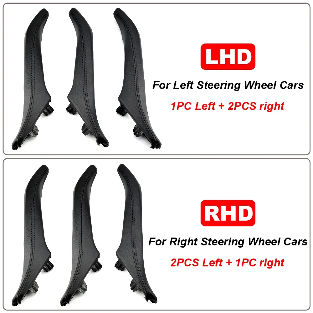 For BMW 5 Series F10 F11 F18 520i 523i 525i 528i 535i LHD RHD Leather Interior Door Pull Handle Assembly 51417225854